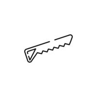 saw, tool for construction vector icon