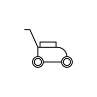 lawnmower vector icon