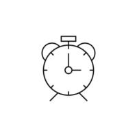 Alarm clock, time vector icon