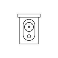 Clock, time, watch vector icon