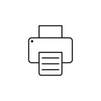 Printer vector icon