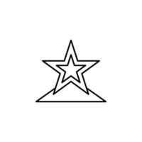 star medal vector icon
