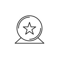 star medal vector icon