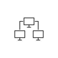 computer network vector icon