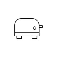 toaster vector icon