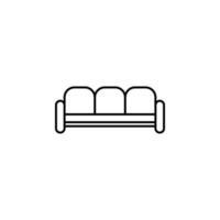 sofa vector icon