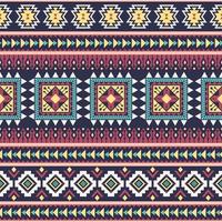 Tribal geometric seamless pattern. vector