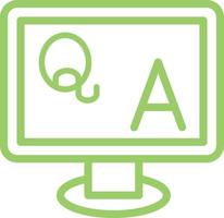 QA Vector Icon Design