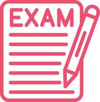 Exam Vector Icon Design