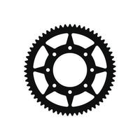 Bicycle gear isolated on white background vector