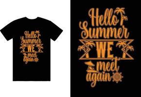 verano camiseta diseño, personalizado camiseta diseño vector