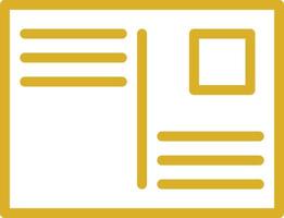 Postcard Vector Icon Design