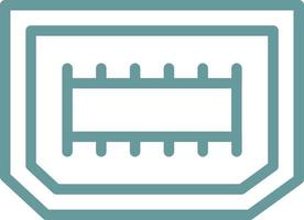 Hdmi Port Vector Icon Design