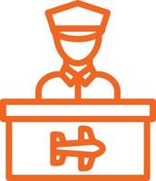 Security Control Vector Icon Design