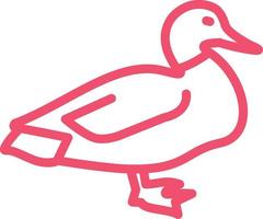 Duck Vector Icon Design