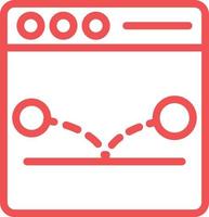 Bounce Rate Vector Icon Design