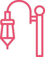 Street Lamp Vector Icon Design