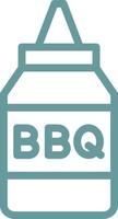 Bbq Sauce Vector Icon Design