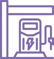 Charging Station Vector Icon Design