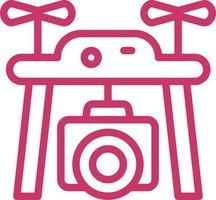 Design Drone Camera Icon Style vector