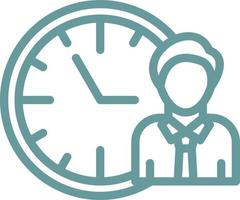 Working Hours Vector Icon Design