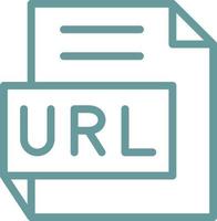 url vector icono diseño