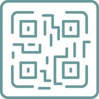 QR Code Vector Icon Design