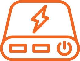 Power Bank Vector Icon Design