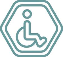 Disabled Vector Icon Design