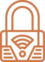 Smart Lock Vector Icon Design