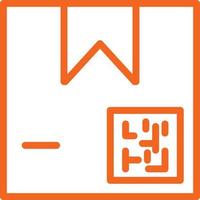 Package QR Code Vector Icon Design
