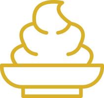 Cream Vector Icon Design