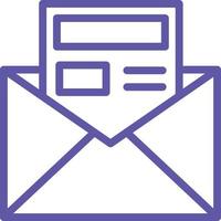 Newsletter Vector Icon Design