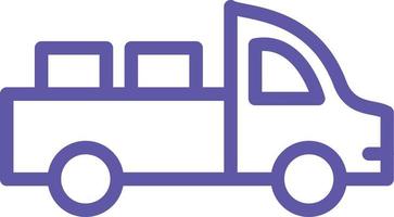 diseño de icono de vector de camioneta