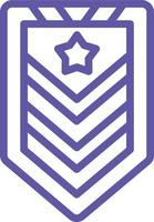 Army Chevron Vector Icon Design