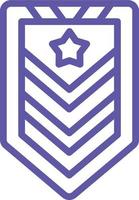 Army Chevron Vector Icon Design