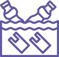 Water Pollution Vector Icon Design