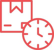 Delivery Time Vector Icon Design