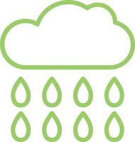 Raining Vector Icon Design