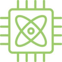 Quantum Computing Vector Icon Design