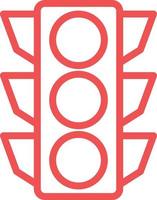Traffic Control Vector Icon Design