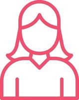 Girl Vector Icon Design