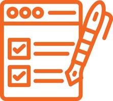 Task List Vector Icon Design