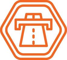 Motorway Vector Icon Design