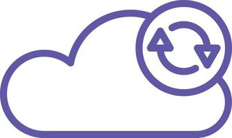 Data Synchronization Vector Icon Design