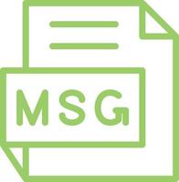 MSG Vector Icon Design