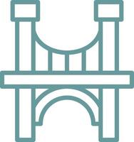 diseño de icono de vector de puente