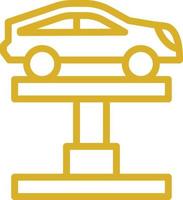 Car Lift Vector Icon Design