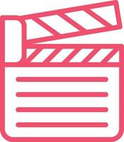Clapperboard Vector Icon Design