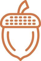 Acorn Vector Icon Design